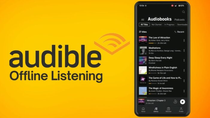Audible Offline Listening
